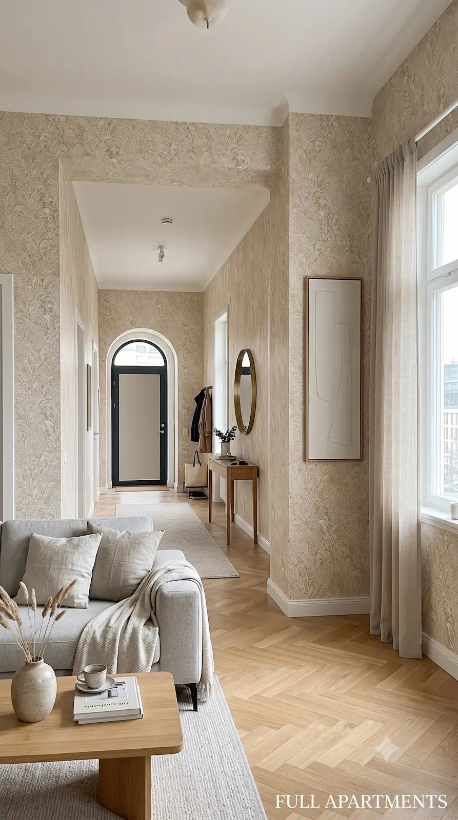 full apartment wallpaper installation on Long Island